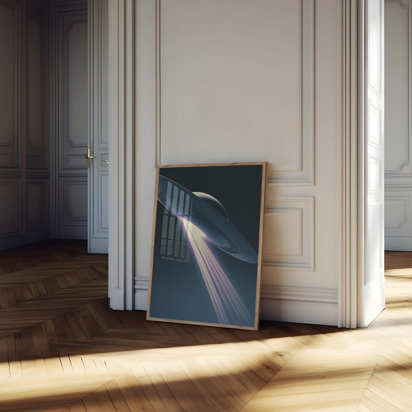 Cosmic Alien Trajectory Poster