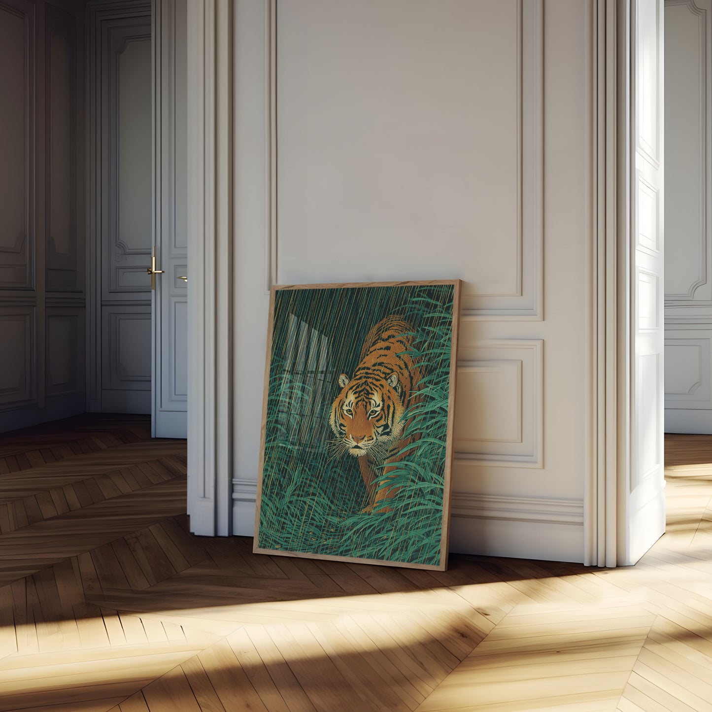 Tiger in the Jungle Poster