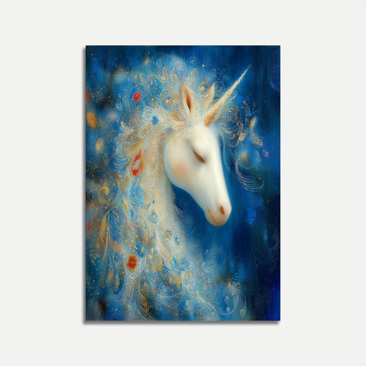 Poster del Paesaggio Onirico dell'Unicorno Magico