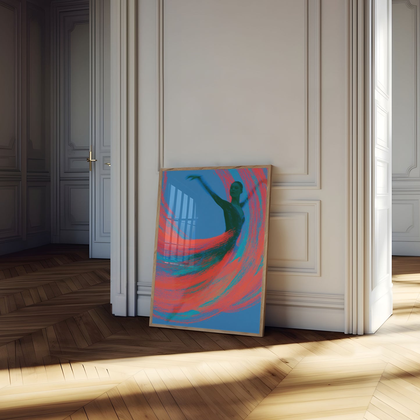 Dancer in Motion Flow Poster