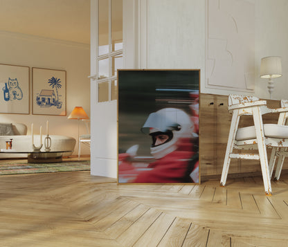 Plakát motorsportu Speed Racer