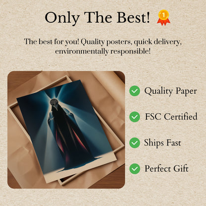 Mysterious Bird Plague Doctor Poster