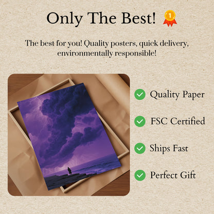 Cartaz de Observação de Tempestade Solitária