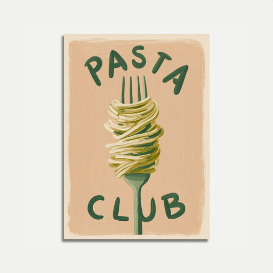 Pasta Club Culinary Poster