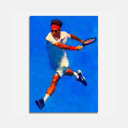 Tennis Legends Dynamic Motion Poster