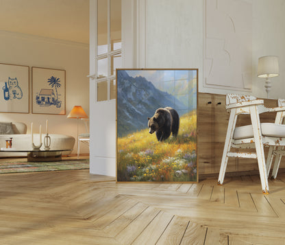 Cartaz do Urso no Prado da Montanha