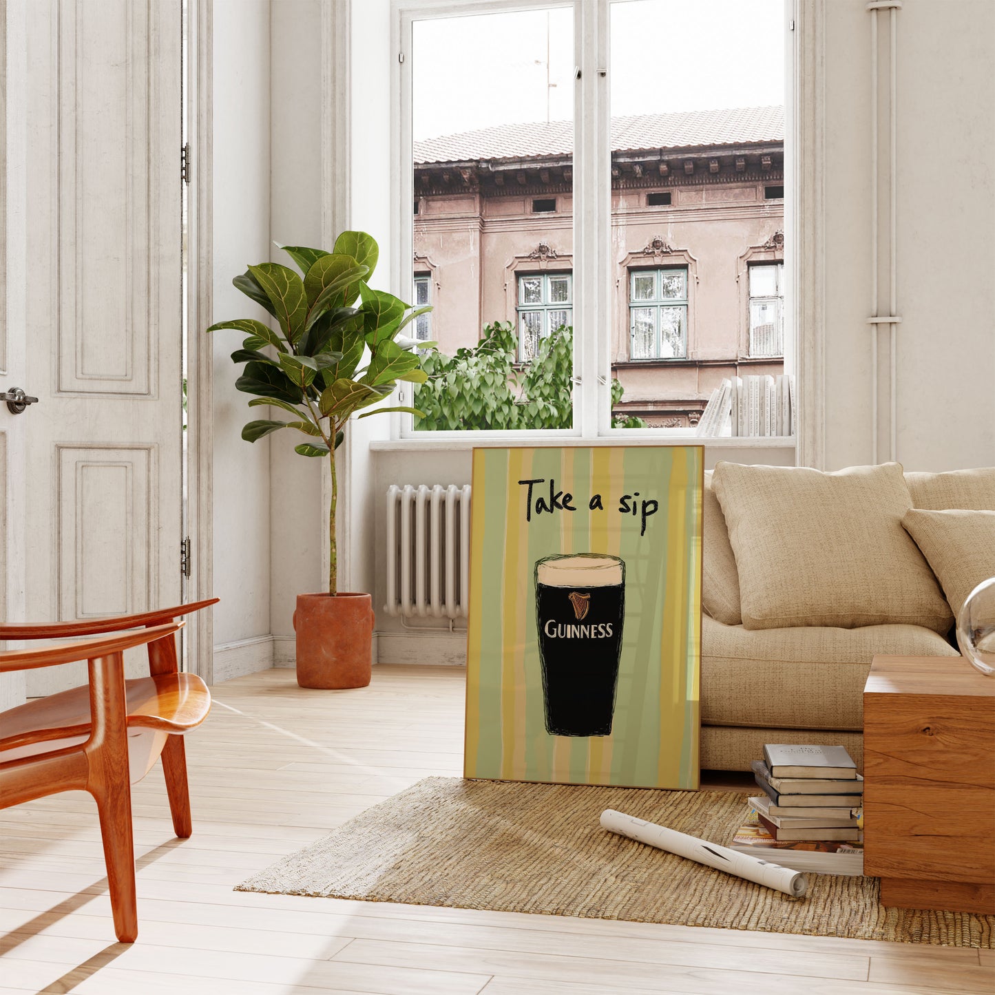 Classic Guinness Take a Sip Poster