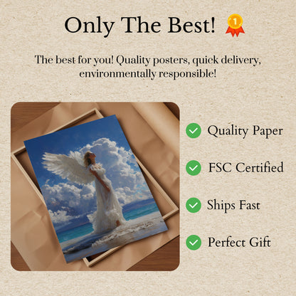 Angel of the Seashore Poster