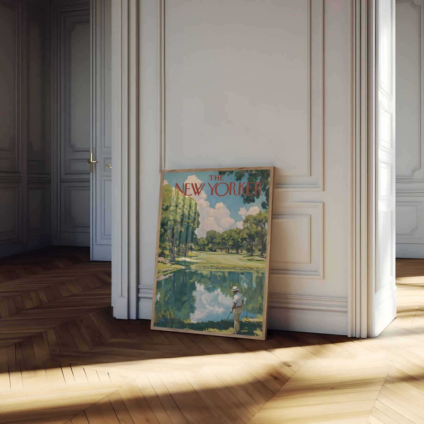 New Yorker Golf Course Vintage Poster