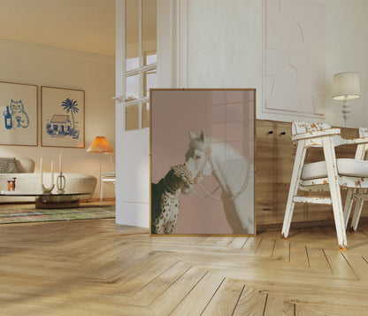 Elegant Animals Pearls Poster