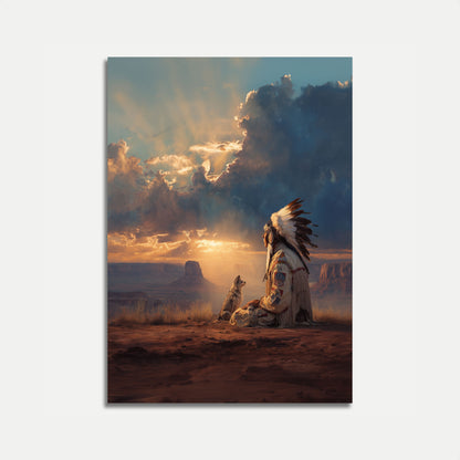 Native Spirit Guardian Poster
