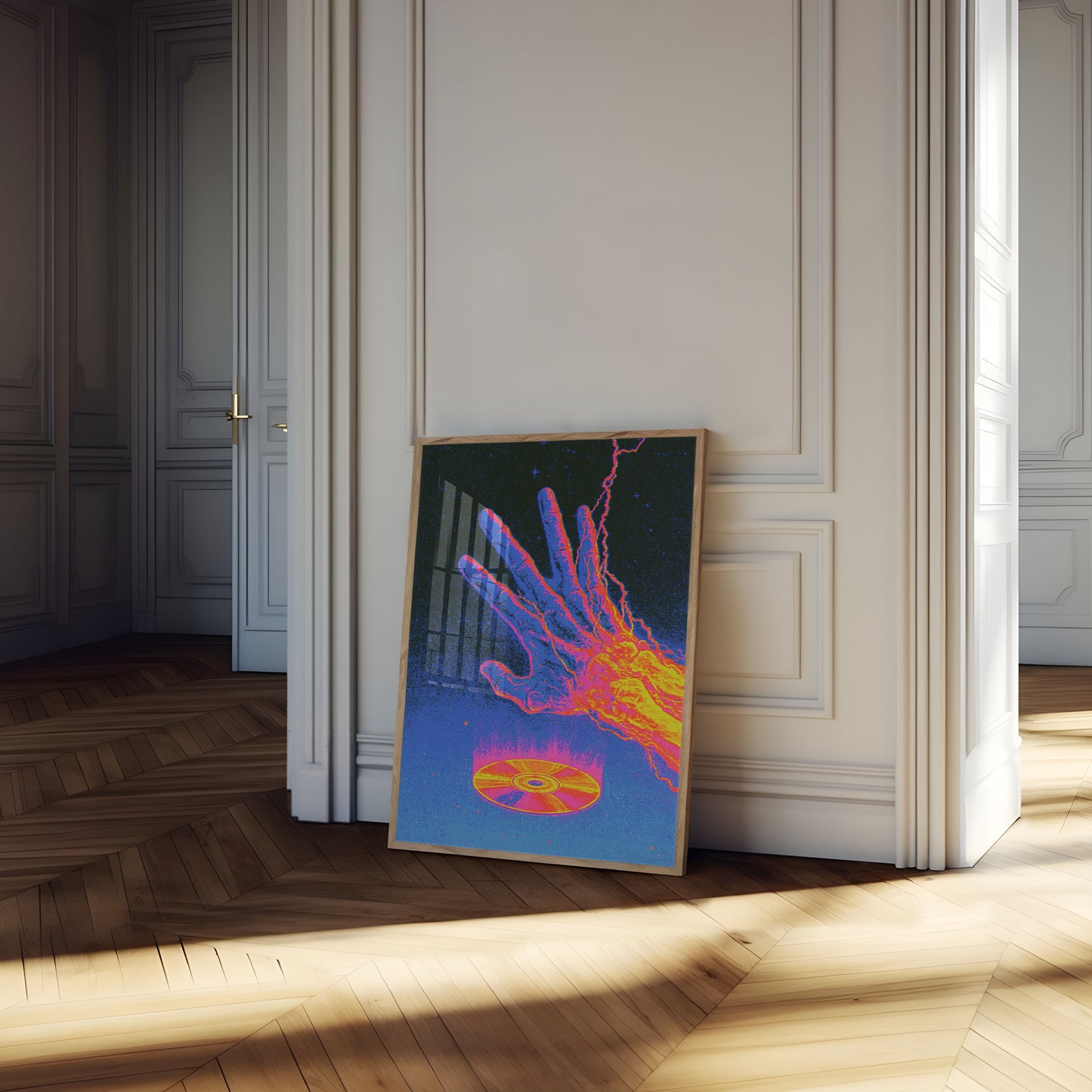 Thermal Energy Hand Poster