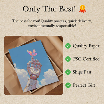 Poster von Roboter-Schmetterlings-Träumen