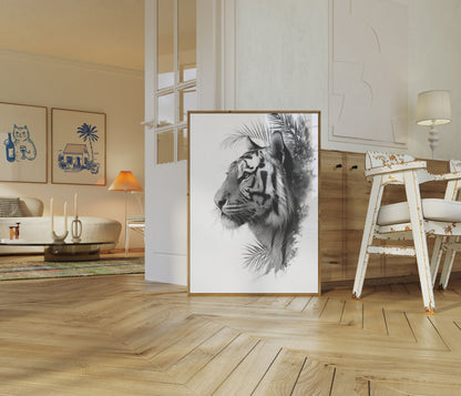 Majestic Tropical Tiger Poster