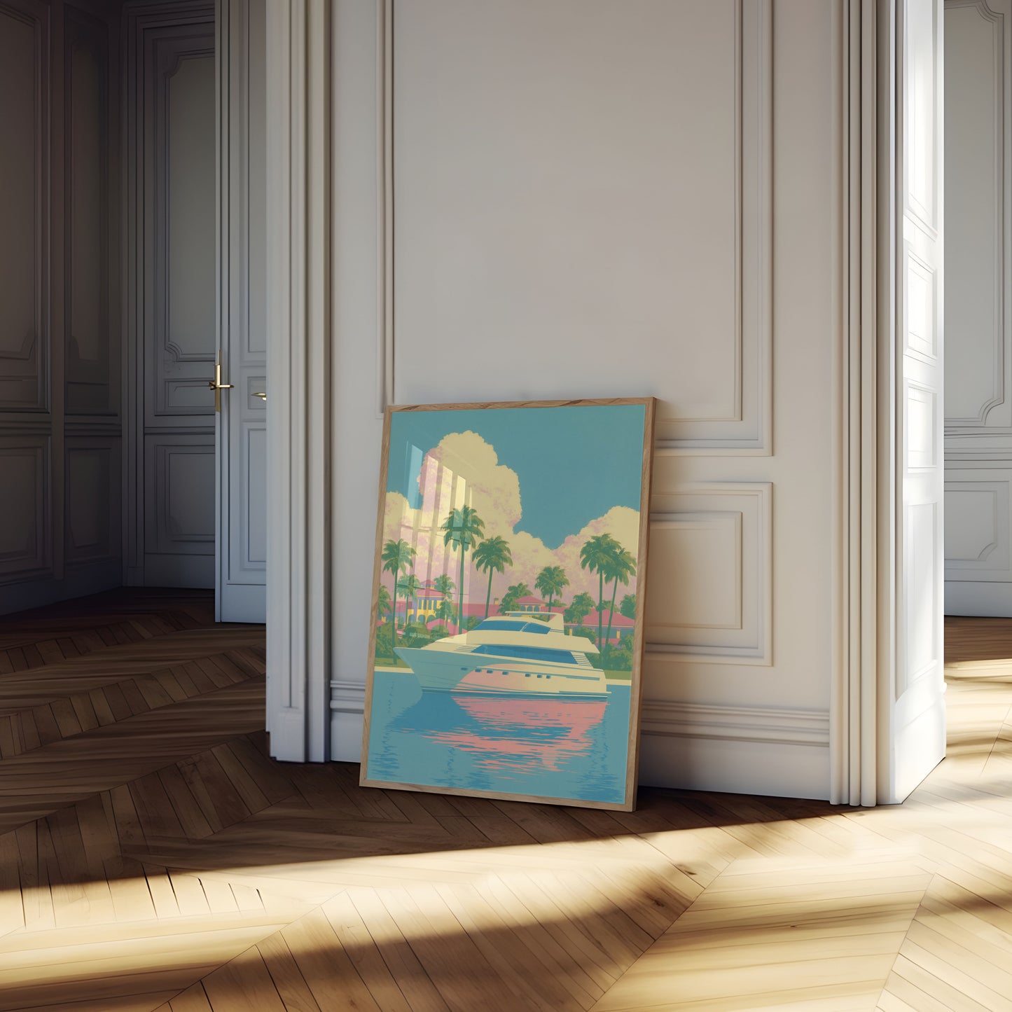 Luksusyacht Paradiset Plakat