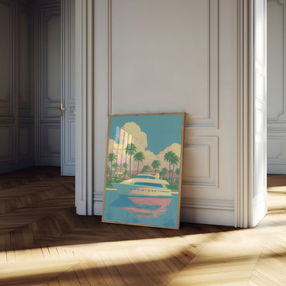 Luksusyacht Paradiset Plakat