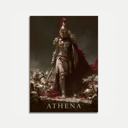 Athena Goddess of War Poster