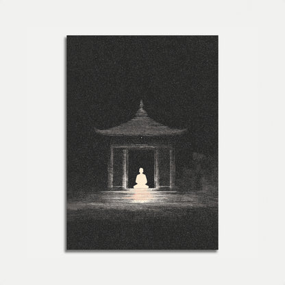 Meditace pod hvězdným světlem Plakát