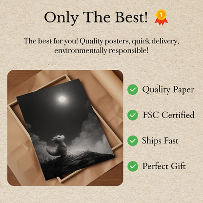 Moonlit Dragon's Dream Poster