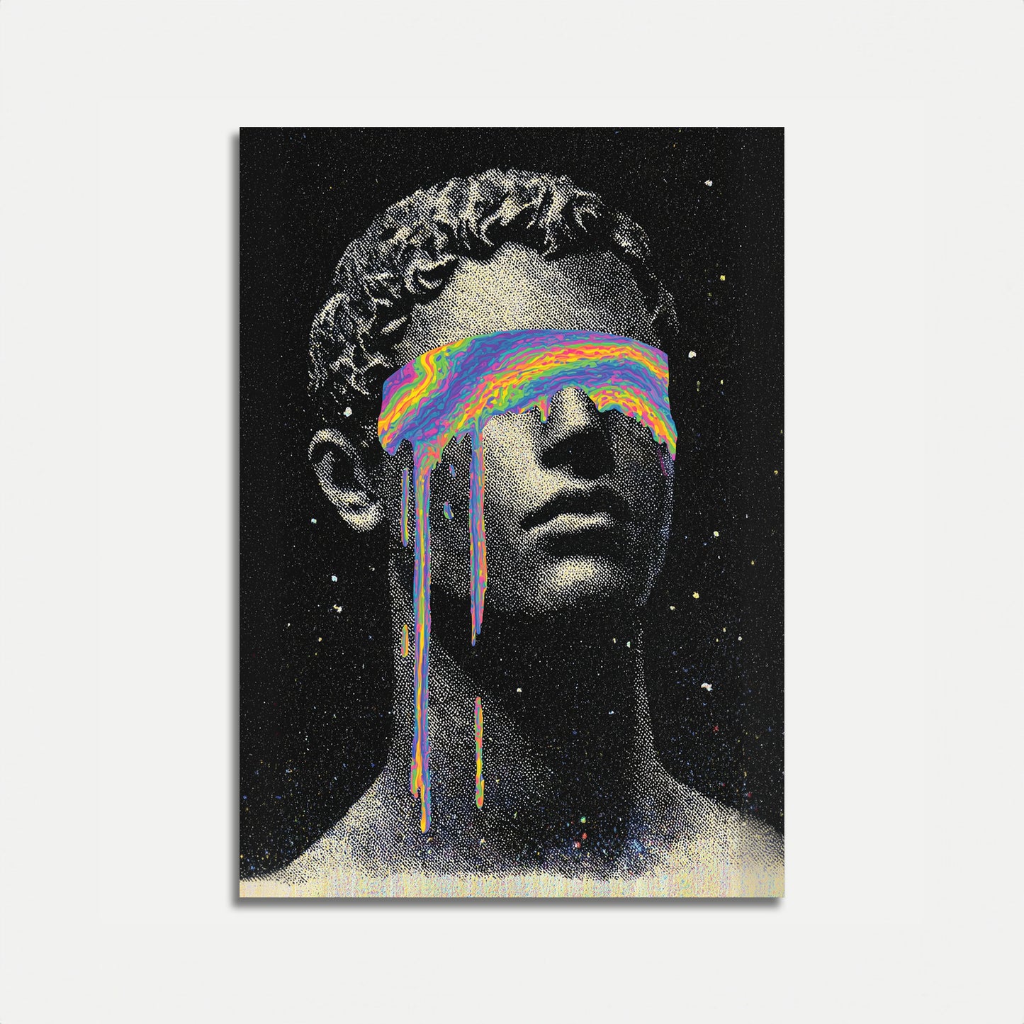 Affiche Portrait Abstrait Mind Melt