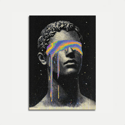 Affiche Portrait Abstrait Mind Melt