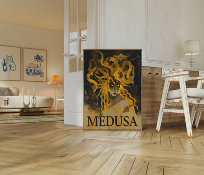 Medusa Mythological Creature Poster
