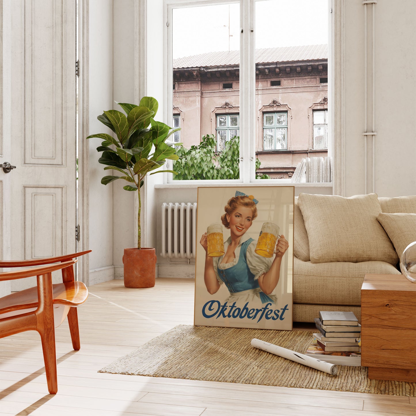 Classic Oktoberfest Beer Celebration Poster