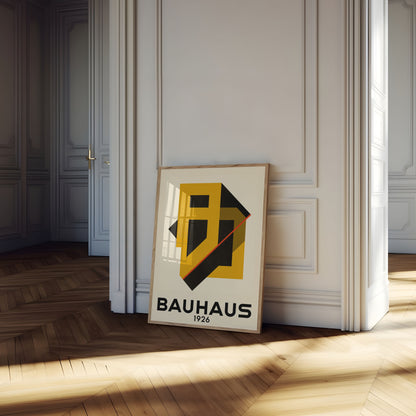 Bauhaus 1926 Geometric Design Poster