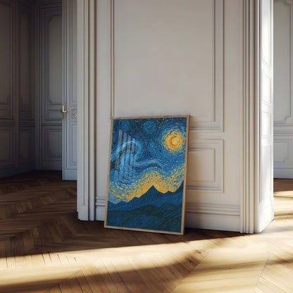 Starry Night Sky Poster