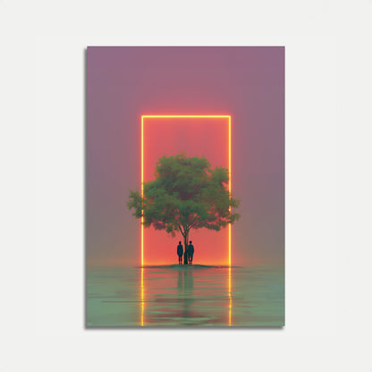 Póster de Naturaleza Neon Gateway