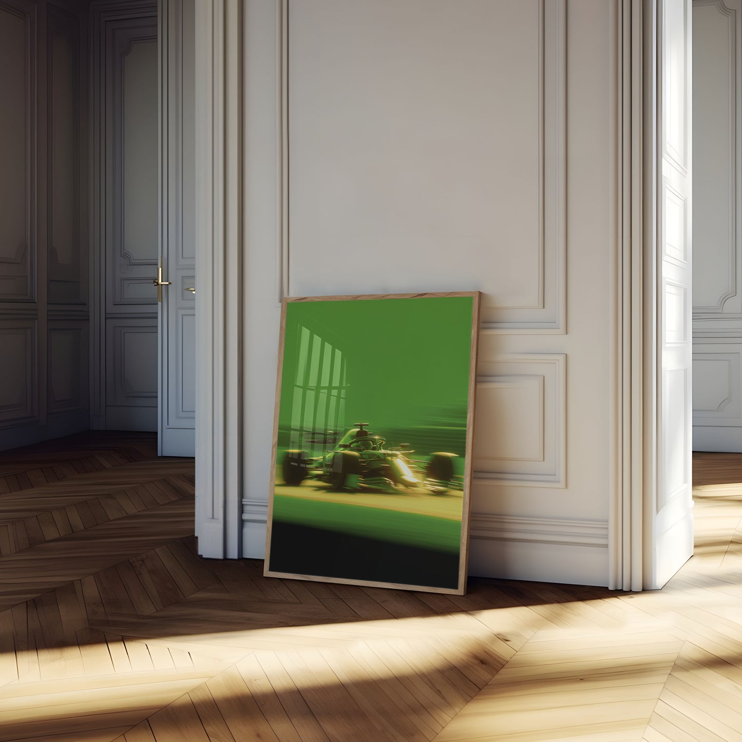 Green Speed Formula 1 Poster