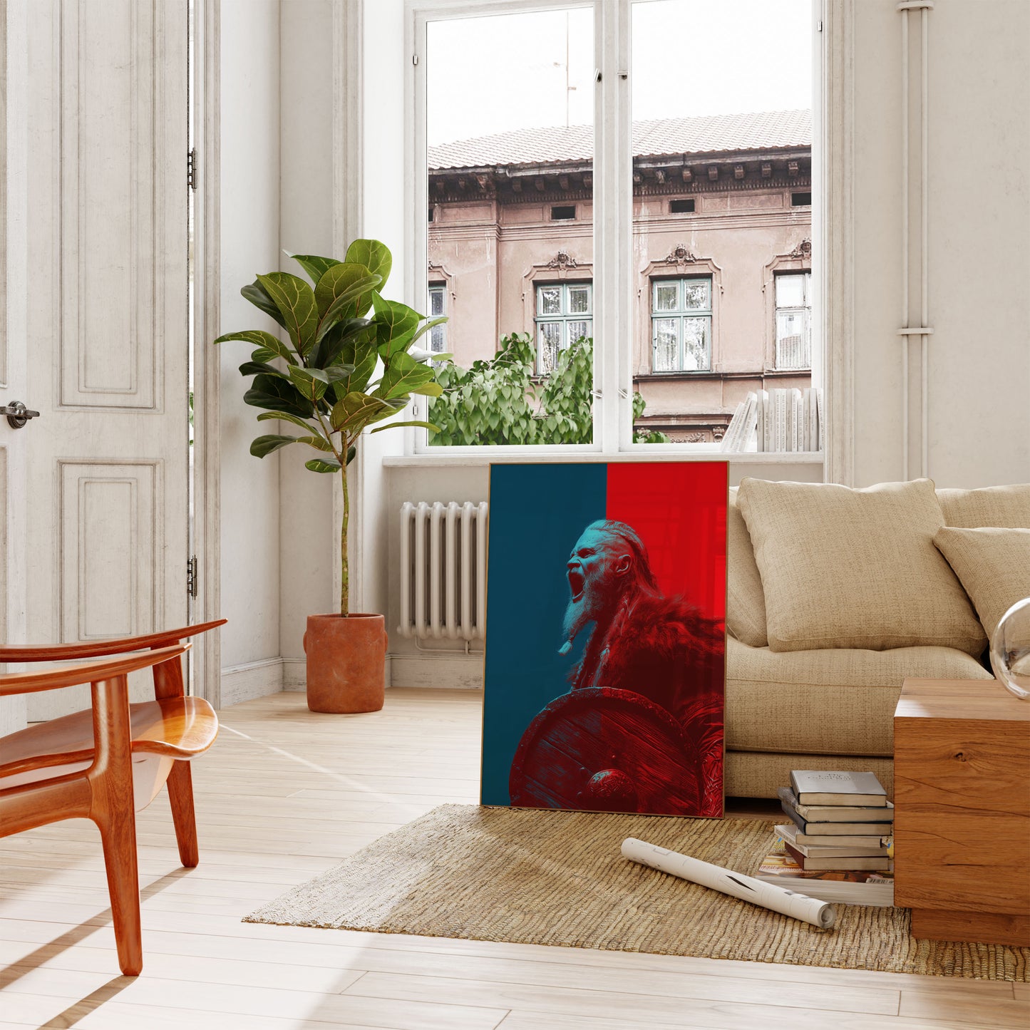 Pôster de Guerreiro Viking Feroz