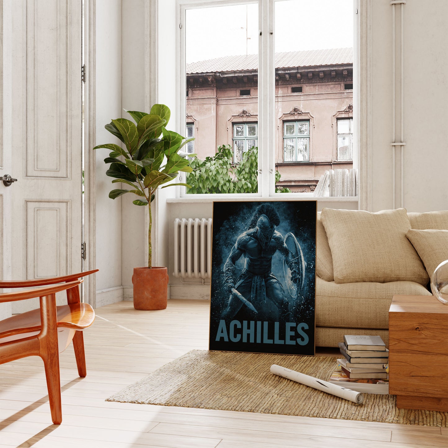 Achilles Warrior Ancient Hero Poster