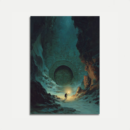 Ancient Underground Temple Discovery Poster
