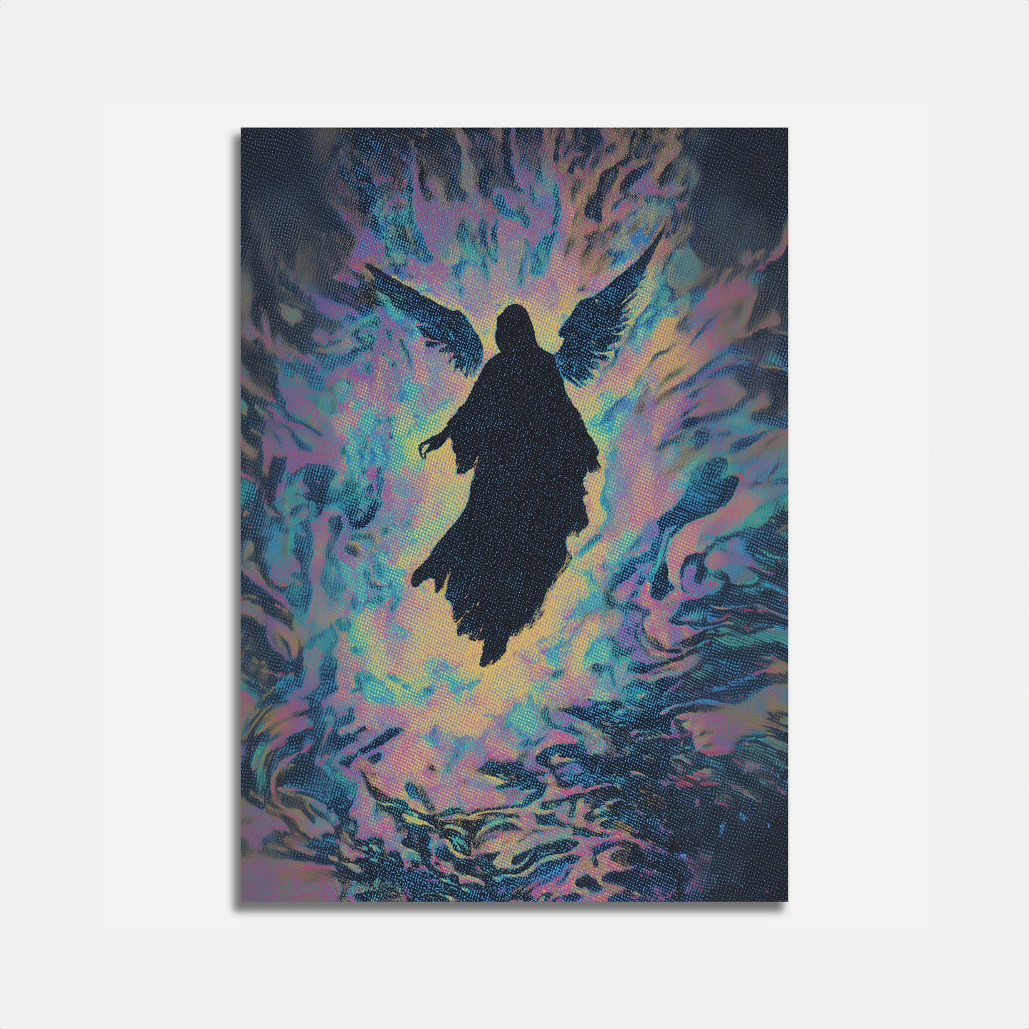 Celestial Angel Wings Poster