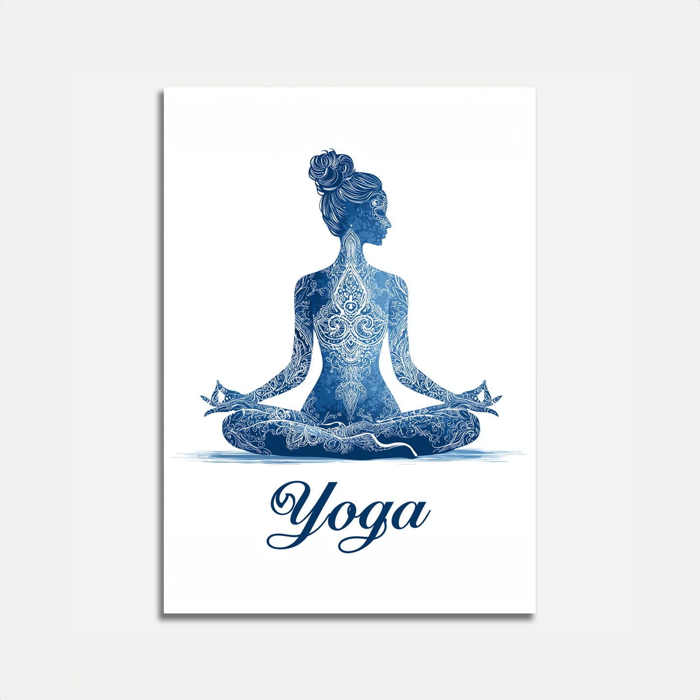 Zen meditace - Lotosový posed Plakát