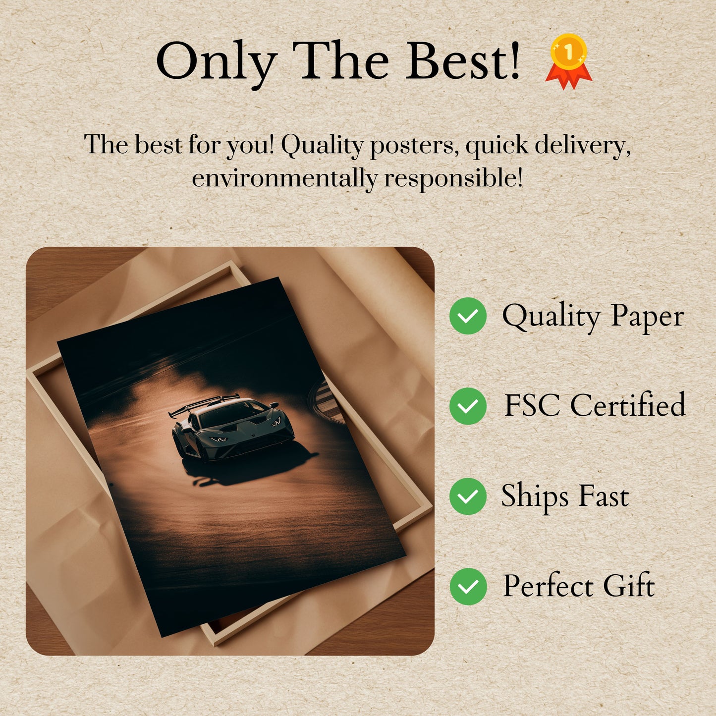 Plakát Stínu Závodního Lamborghini