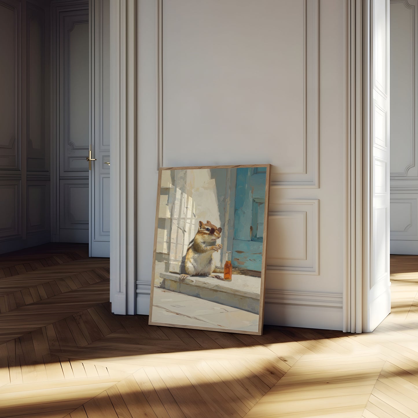 Chillin' Chipmunk Coolness Poster