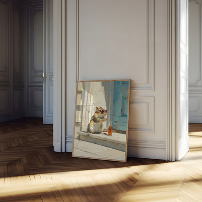 Chillin' Chipmunk Coolness Poster