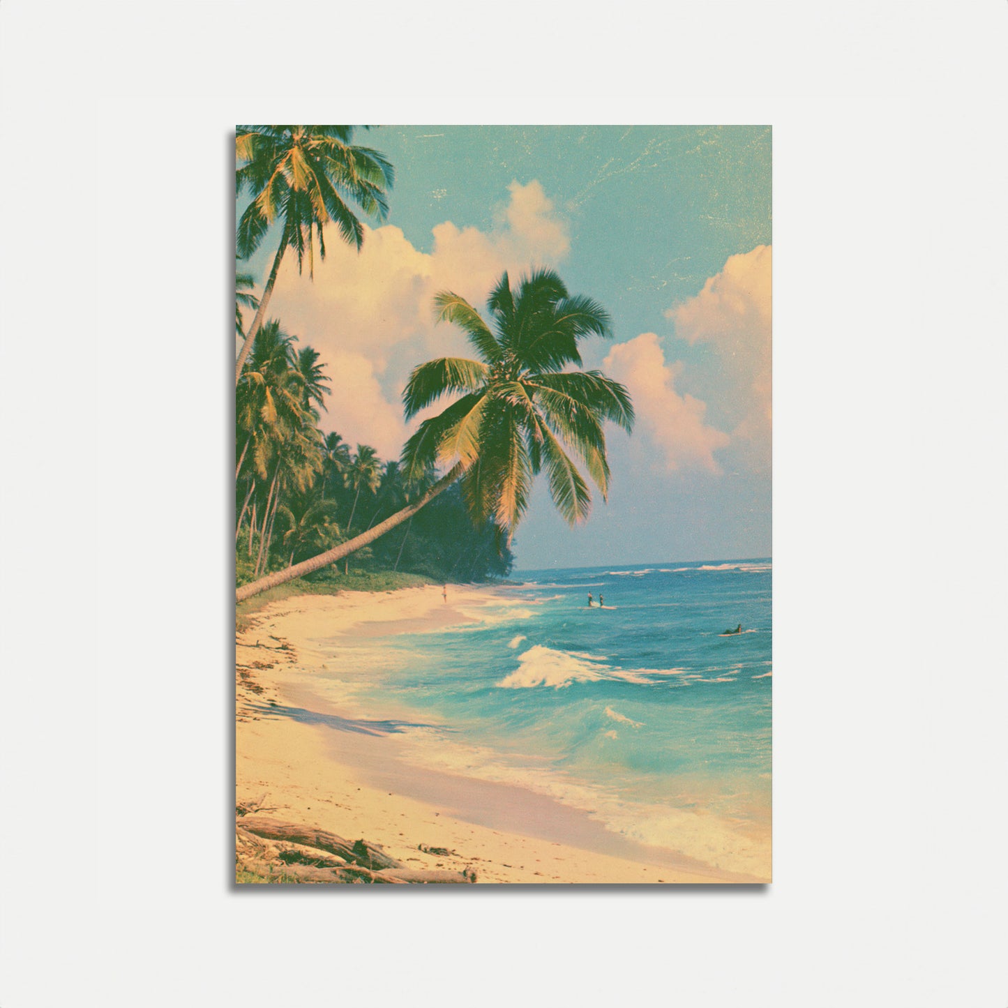 Tropischer Strandparadies-Poster