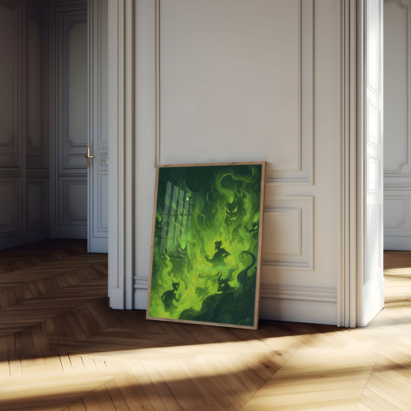 Demonic Flames of Darkness Poster