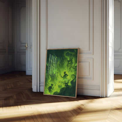 Demonic Flames of Darkness Poster