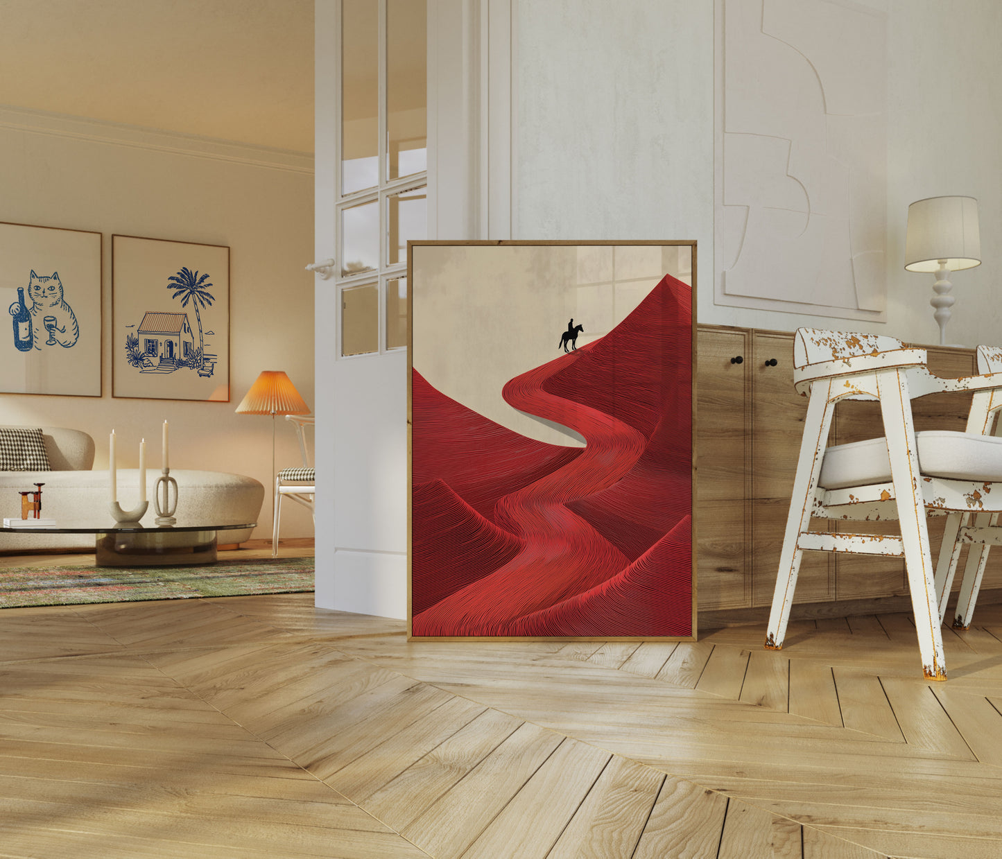 Red Desert Rider Poster