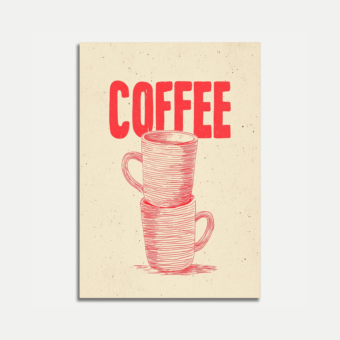 Vintage Coffee Lover's Morning Poster