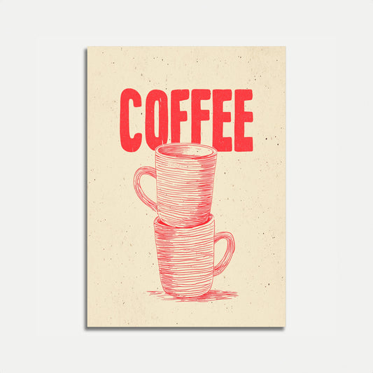Vintage Coffee Lover's Morning Poster