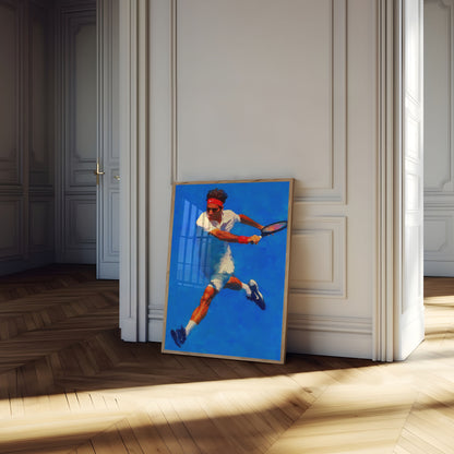 Tennis Legends Dynamic Motion Poster