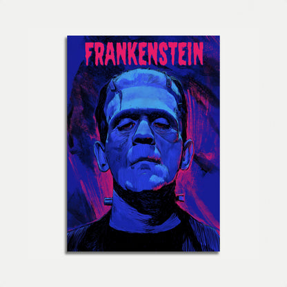 Frankenstein Monster Pop Art Poster