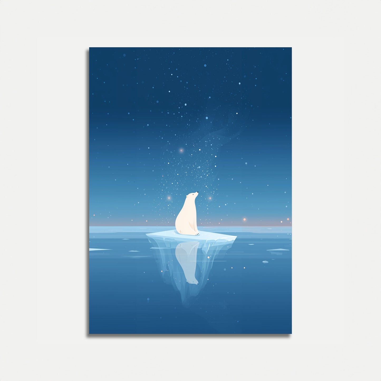 Cartaz do Urso Polar na Iceberg