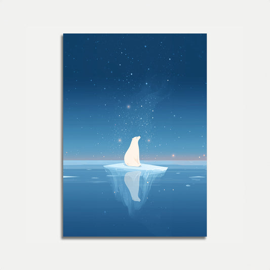 Cartaz do Urso Polar na Iceberg