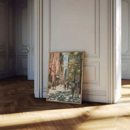 New York City Street Summer Poster